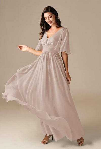 Kenney - Chiffon Bridesmaid Dress - Off The Rack, available at Bergamot Bridal.