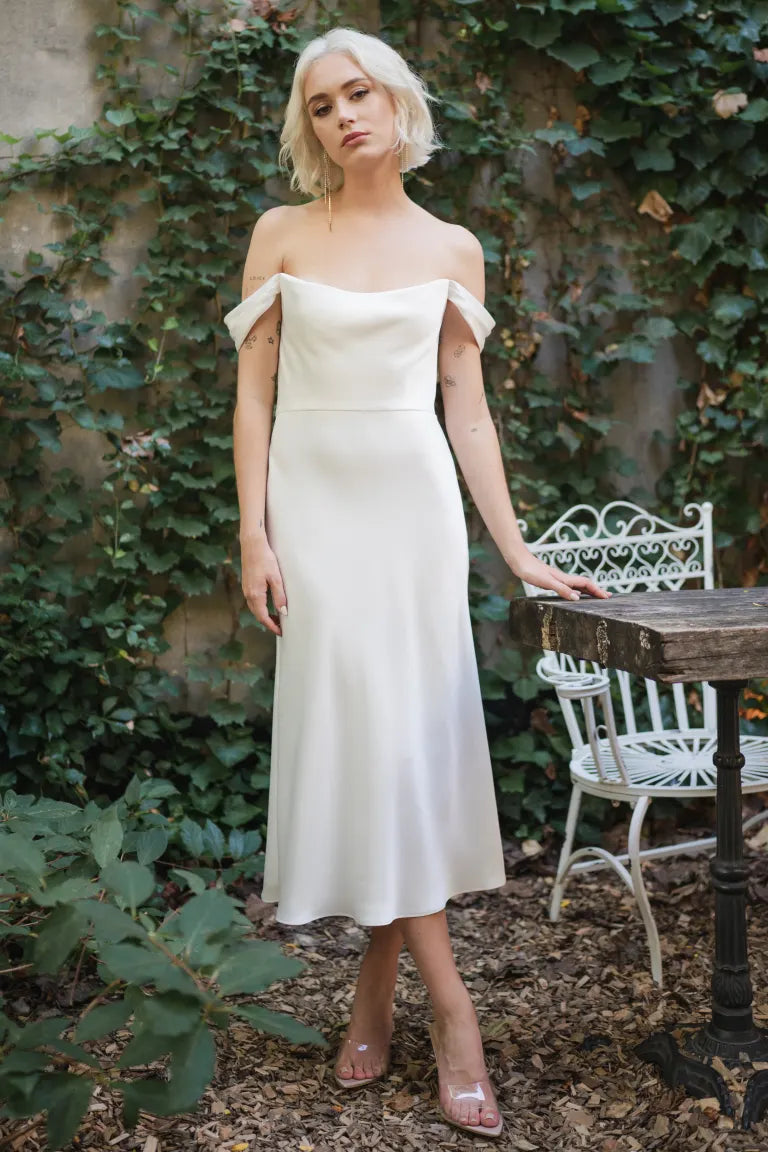 Evelyn - Jenny Yoo Little White Dress – Bergamot Bridal