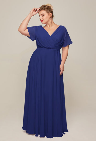 Ginny - Chiffon Bridesmaid Dress - Off The Rack by Bergamot Bridal available at a bridal shop.