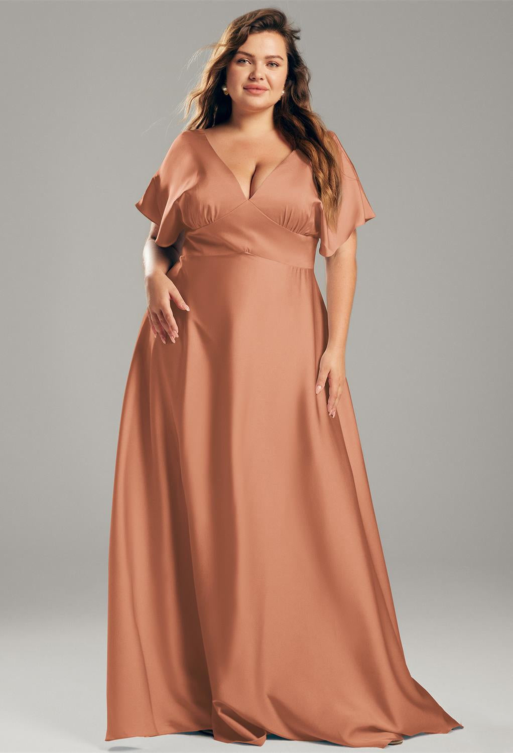 Nora - Satin Charmeuse Bridesmaid Dress