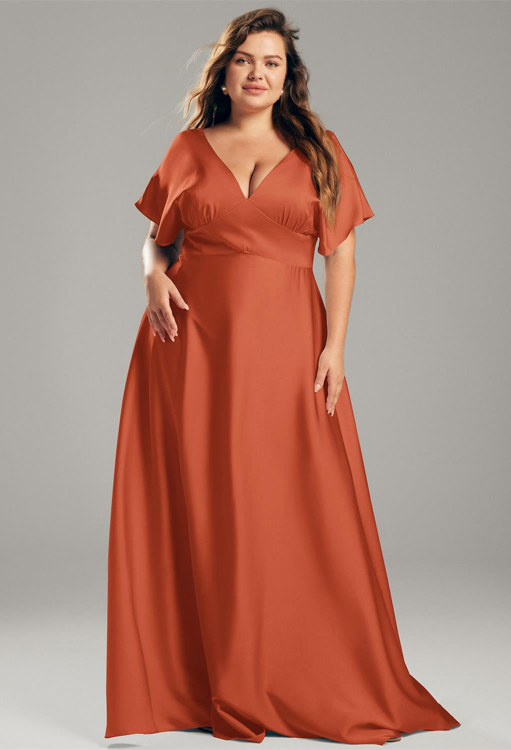 Nora - Satin Charmeuse Bridesmaid Dress