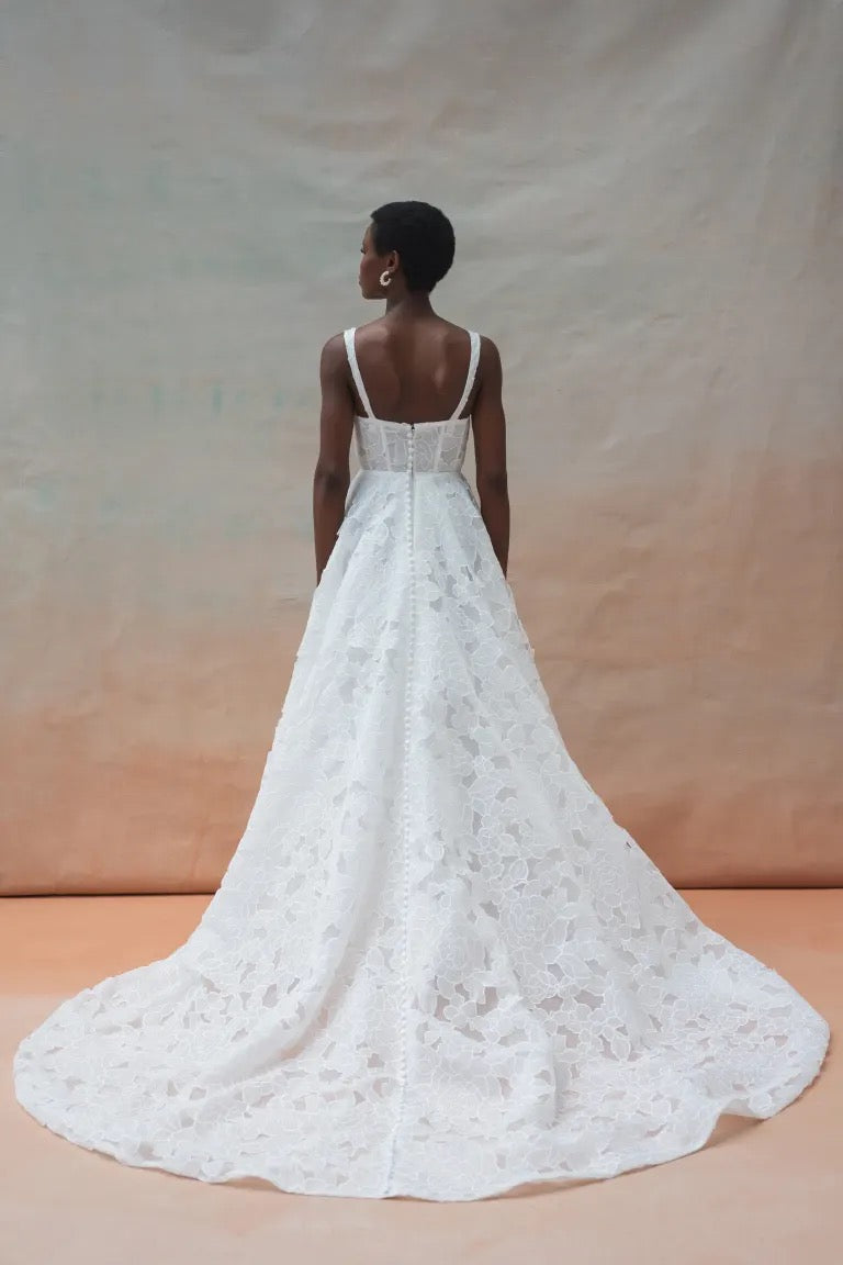 jenny yoo embroidered dress Jenny Yoo Bridesmaid Dress Tatum Enchanted Floral Whisper Blue main image 1
