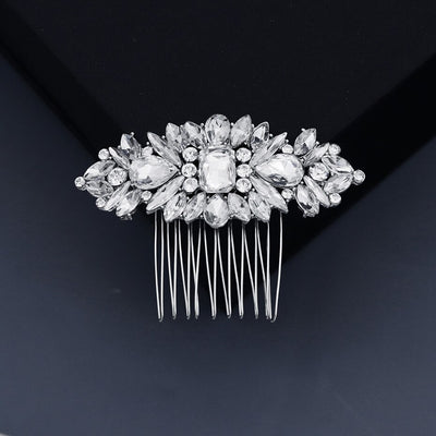 A Bergamot Bridal Antique Style Crystal Hair Comb, perfect for bridal shops.